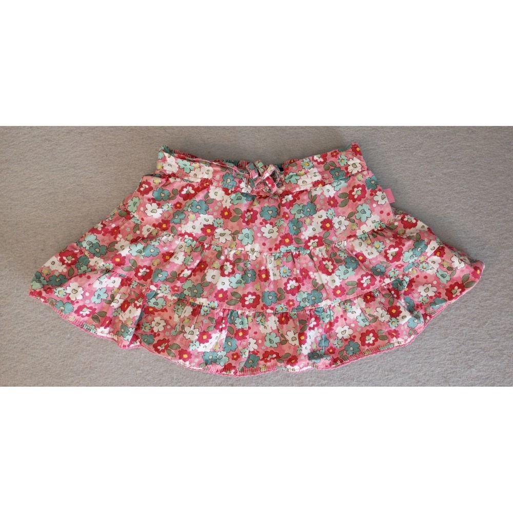 OshKosh B'Gosh Y2K Vtg Light Floral Skirt Bloomers Sz 12 Months,Pink White Green - Picture 2 of 7